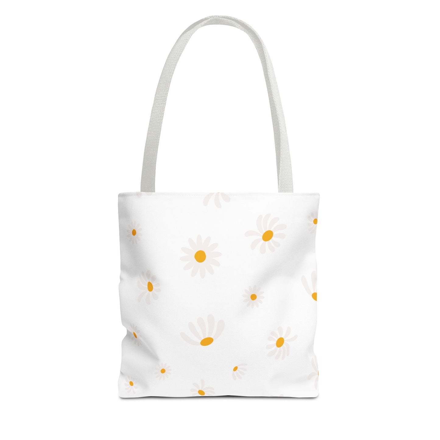Large Daisy Flower Blossoms Floral Tote Bag