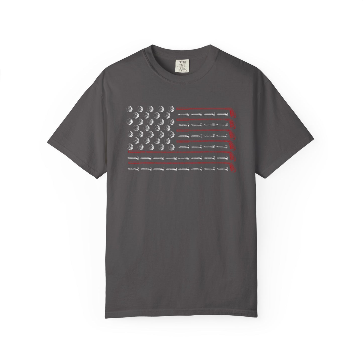 American Flag Golf T-shirt, Funny Tee
