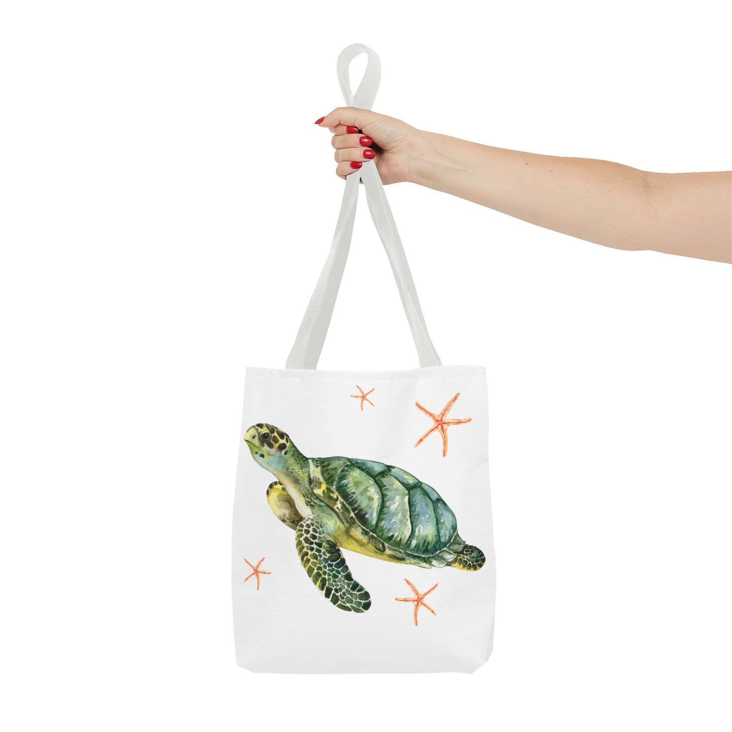 Swimming Turtle Tote Bag
