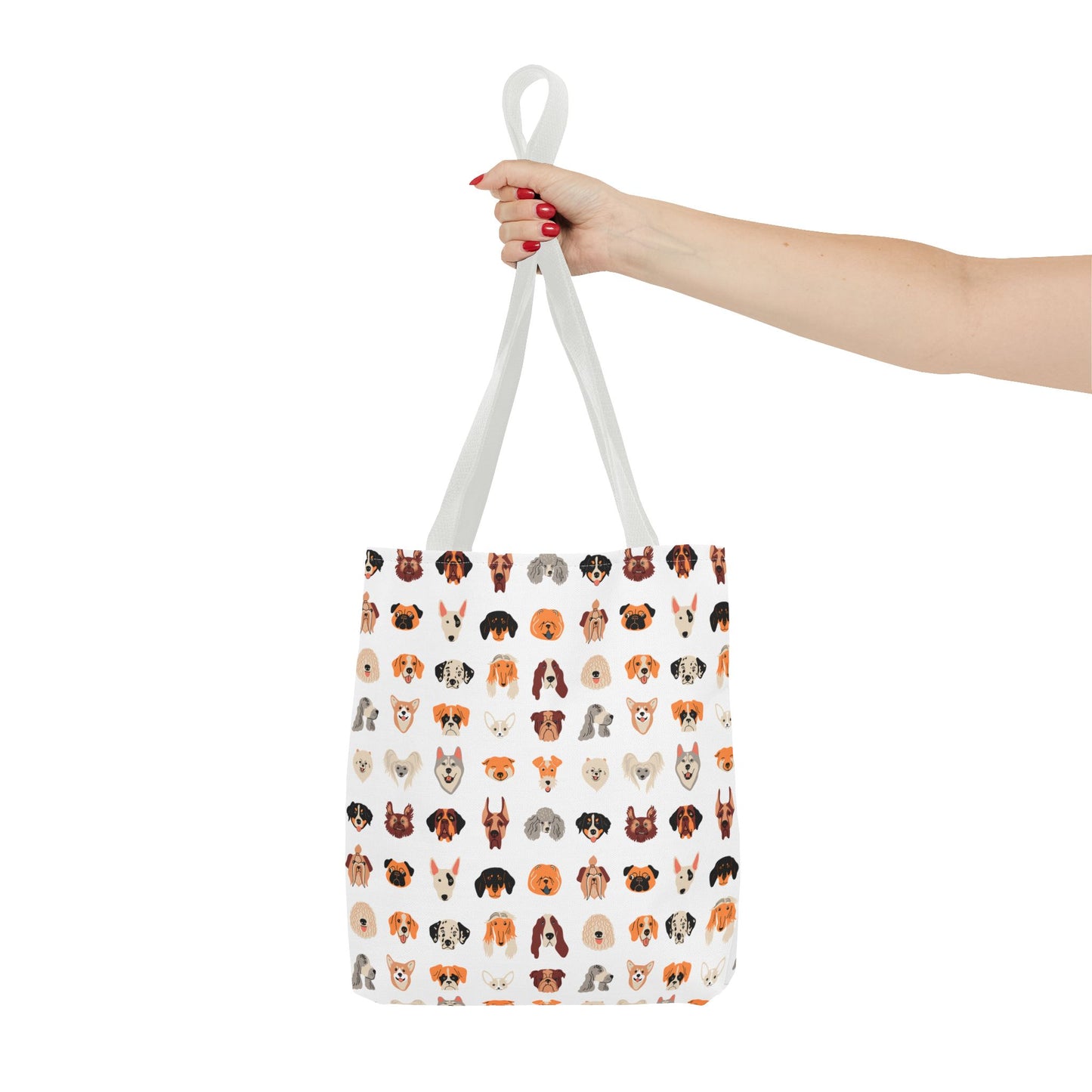 Cartoon Dogs Tote Bag - Cute Canine Lovers Shoulder Bag