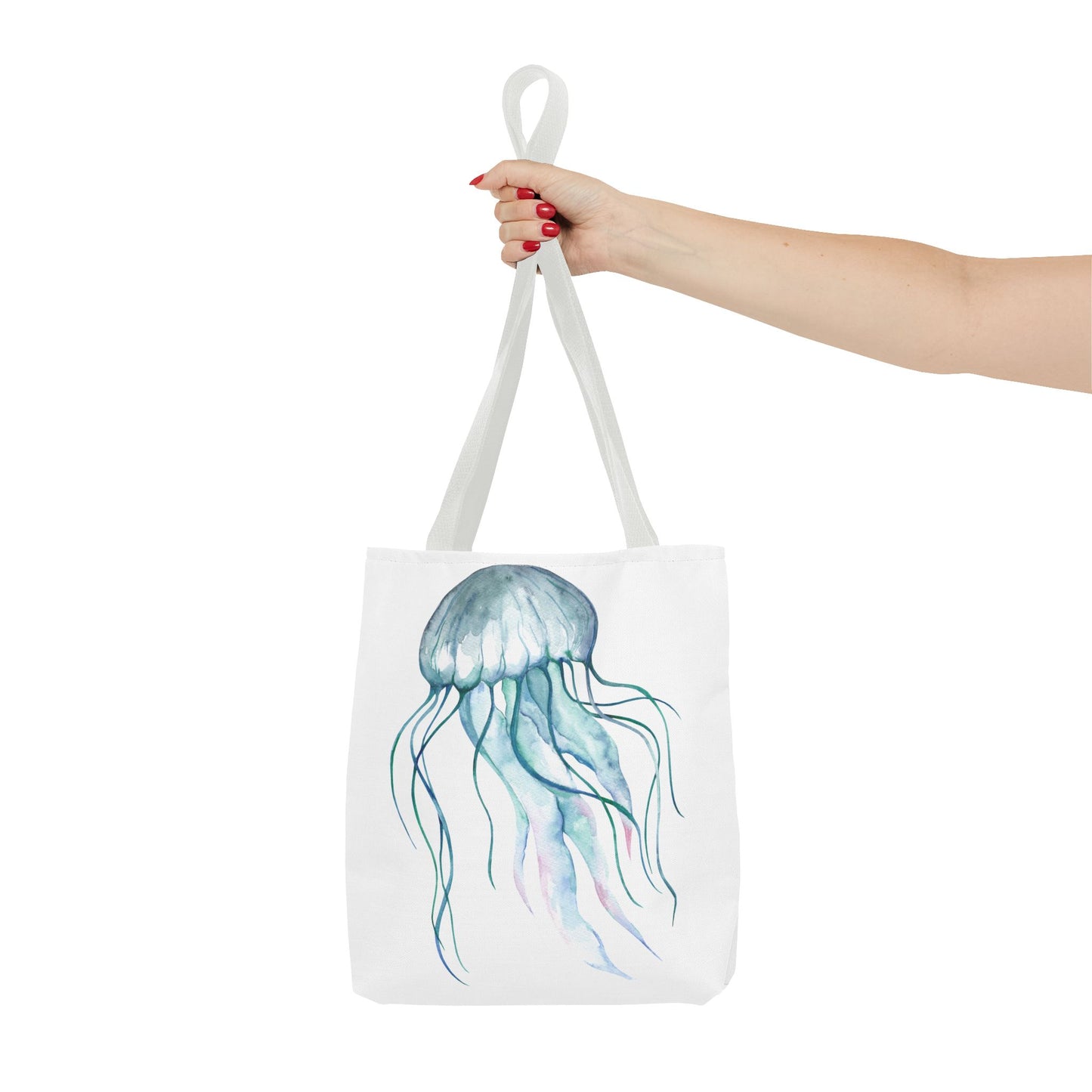 Watercolor Jellyfish Tote Bag