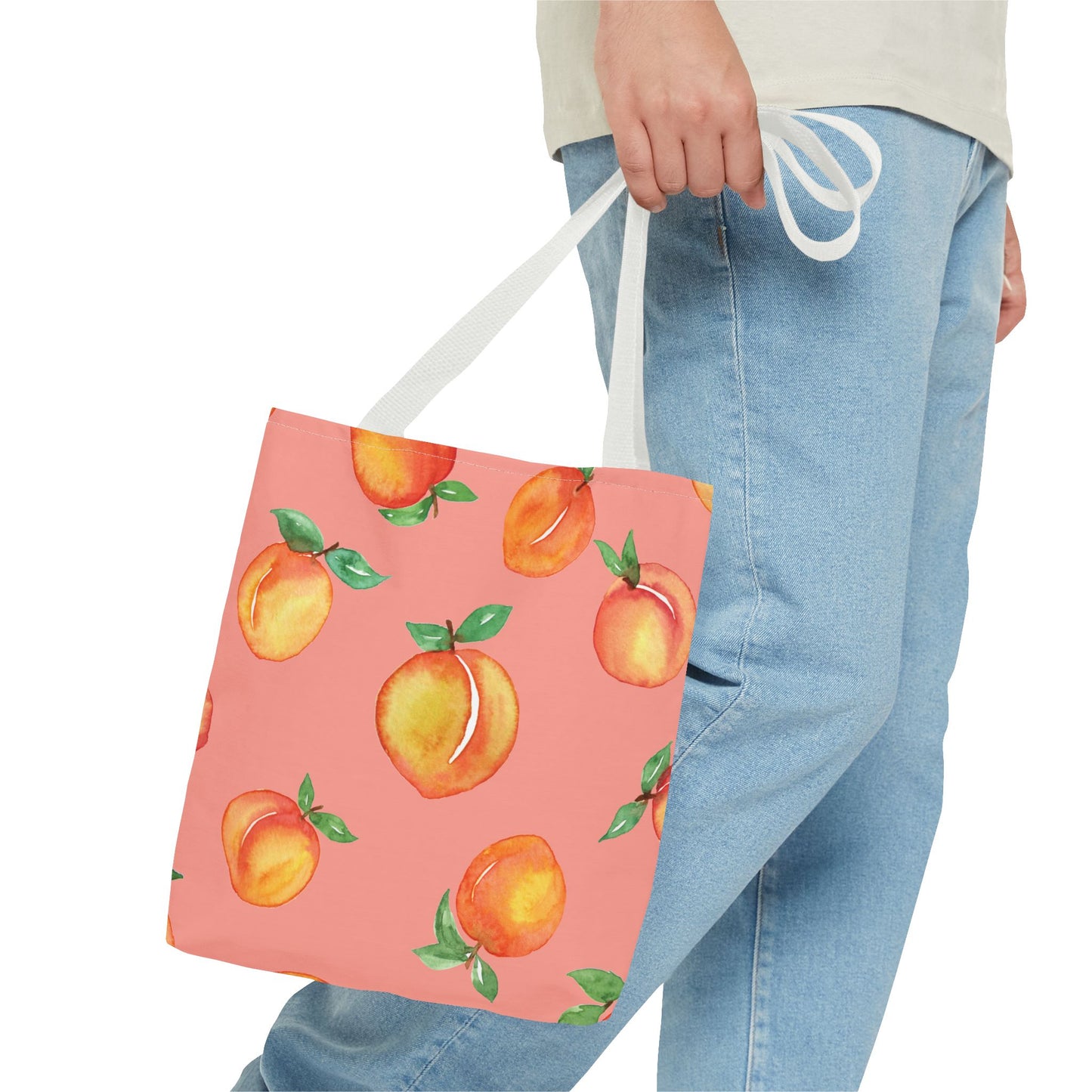 Peach Fruit Tote Bag, Beach Bag, Grocery Bag, Summer Tote, Market Bag, Reusable Tote Bag, Island Vibe, Paradise Sweet Fruit, Peaches