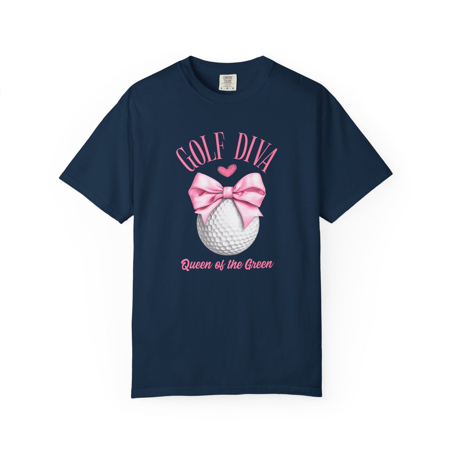 Golf Diva ~ Queen of the Green Girl Women's Golf T-shirt Tee