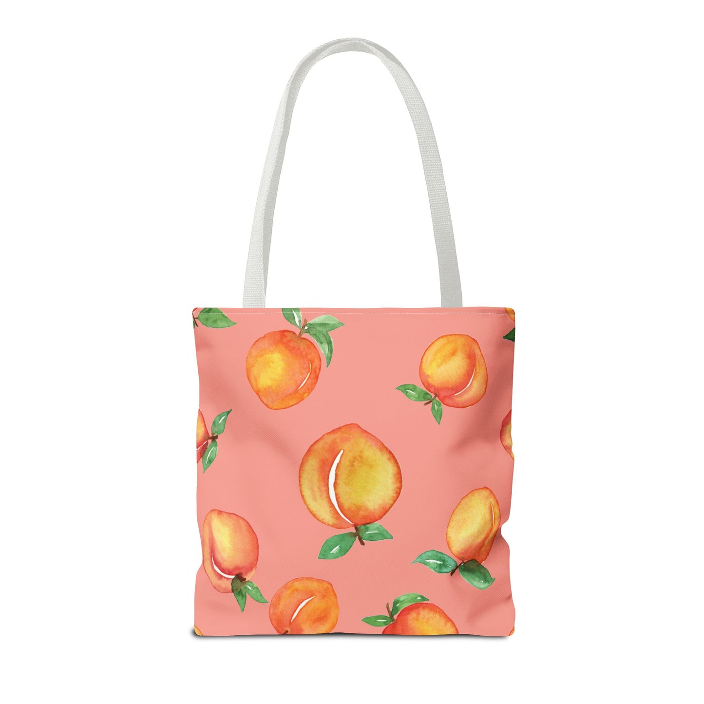 Peach Fruit Print all over print tote bag available at Orange Moons