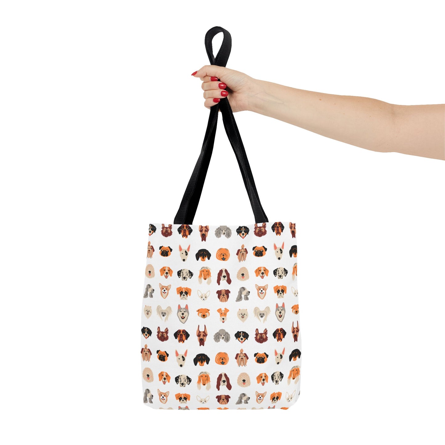 Cartoon Dogs Tote Bag - Cute Canine Lovers Shoulder Bag