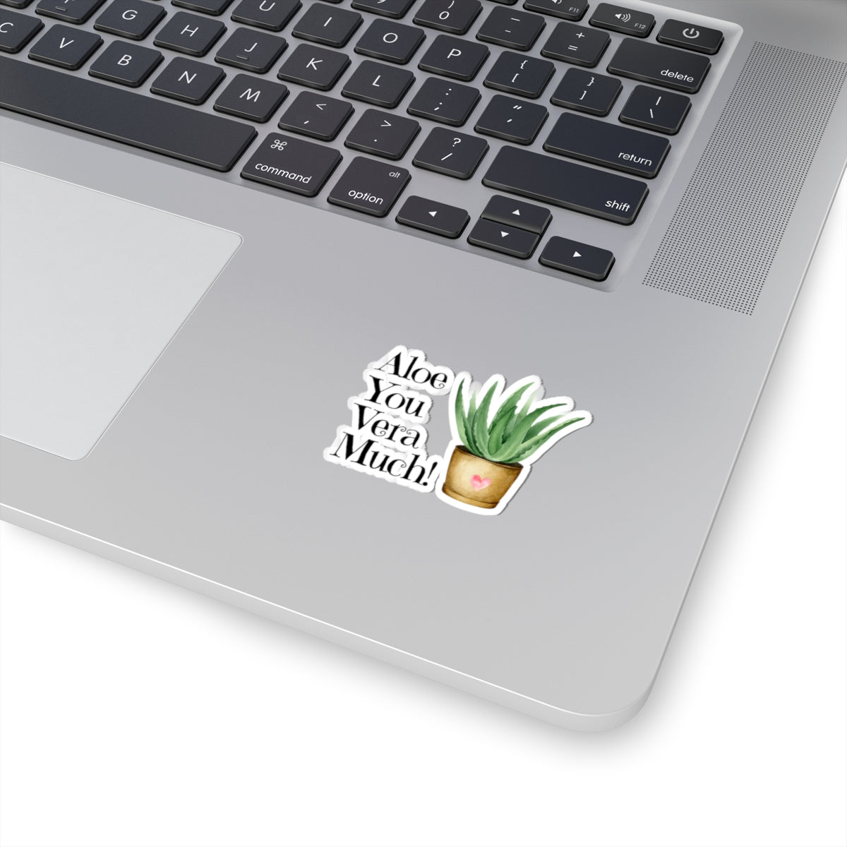 Aloe You Vera Much Plant Kiss-Cut Stickers, Cute Succulent, Laptop Décor, Nature Lover Gift, Fun Home Decor, Greenery Sticker Pack