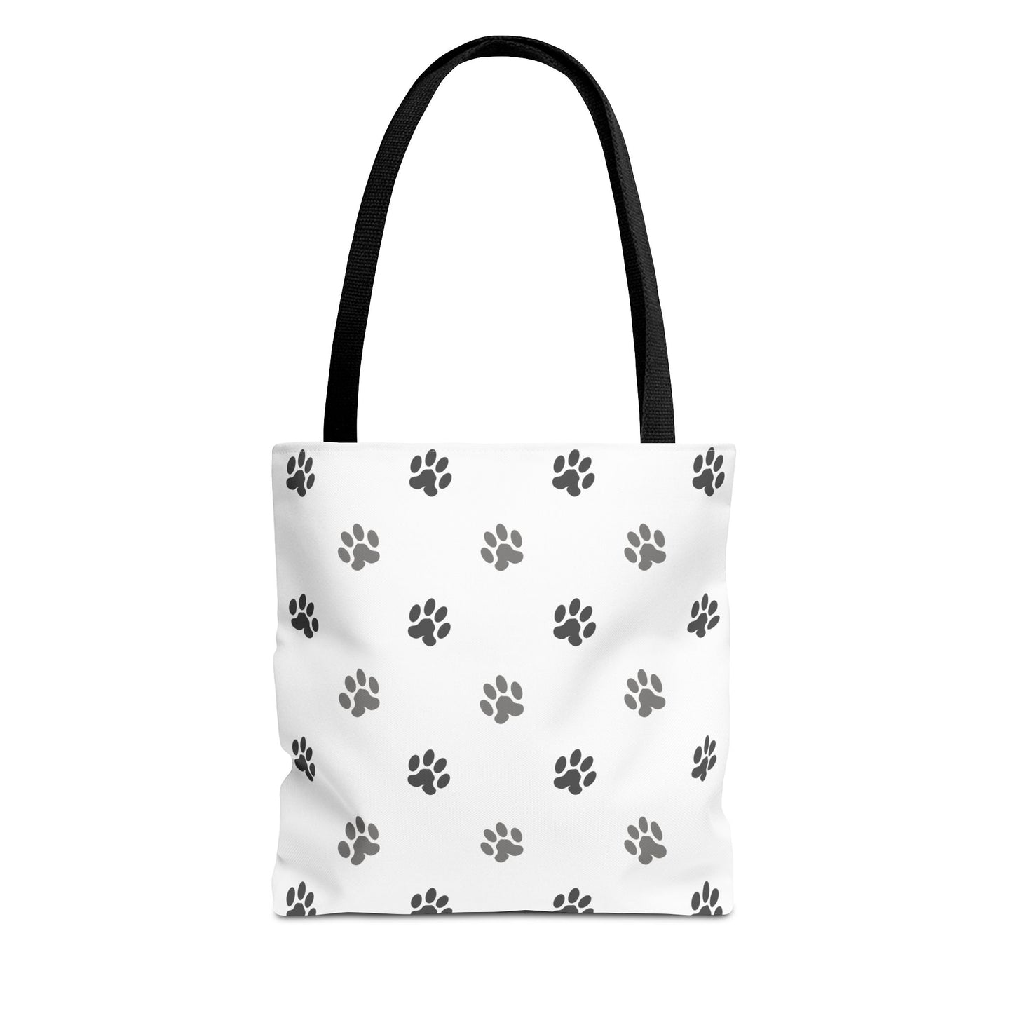 Paw Print all over print tote for animal lovers available at Orange Moons