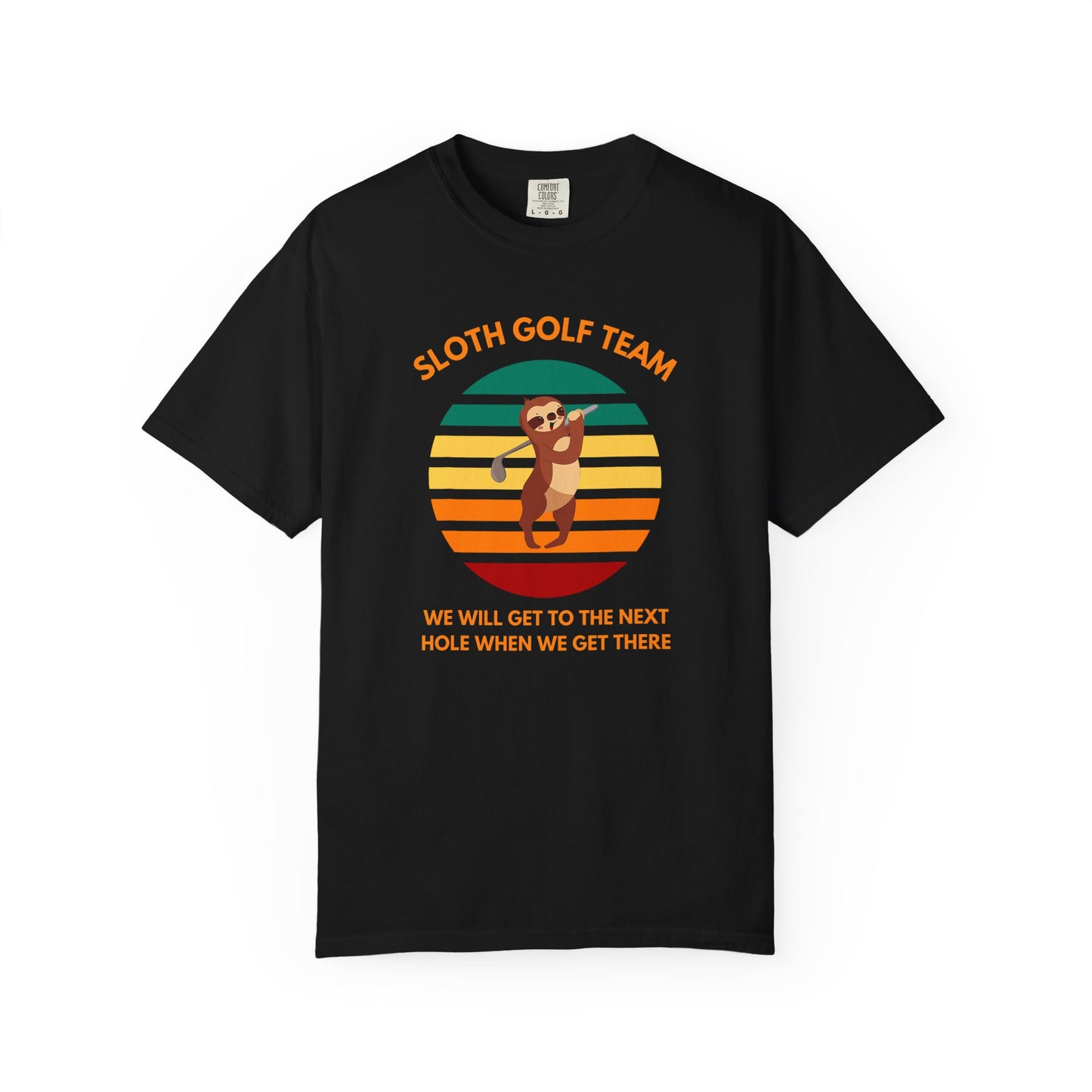 Sloth Golf Team Funny Golf T-shirt, Funny Golf Tee