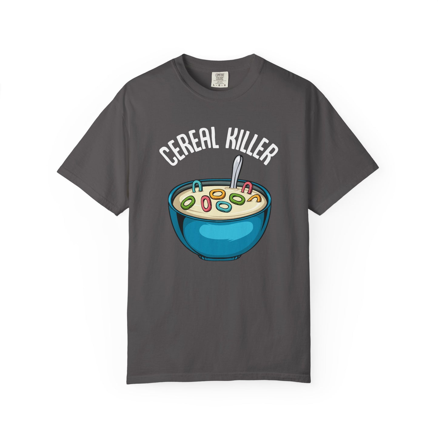 Cereal Killer T-Shirt, Funny Gift for Millennials, Humor Tee for Stress Relief, Casual Everyday Wear, Great Birthday Gift