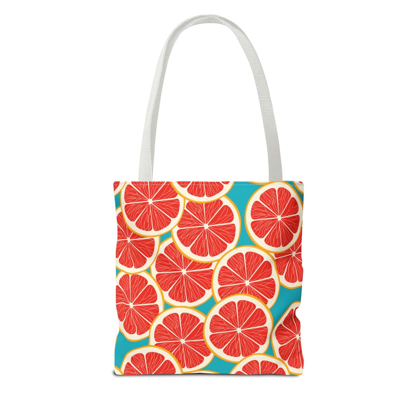 Pink Grapefruit Citrus Fruit Tote Bag, Beach Bag, Grocery Bag, Summer Tote, Reusable Tote Bag, Picnic, Italian Countryside Vibe, Grape Fruit