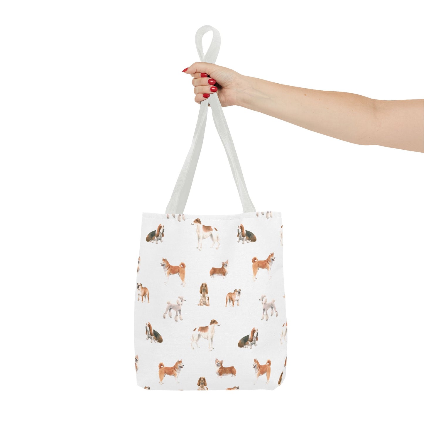 Dog Breeds Tote Bag - Cute Canine Lovers Shoulder Bag