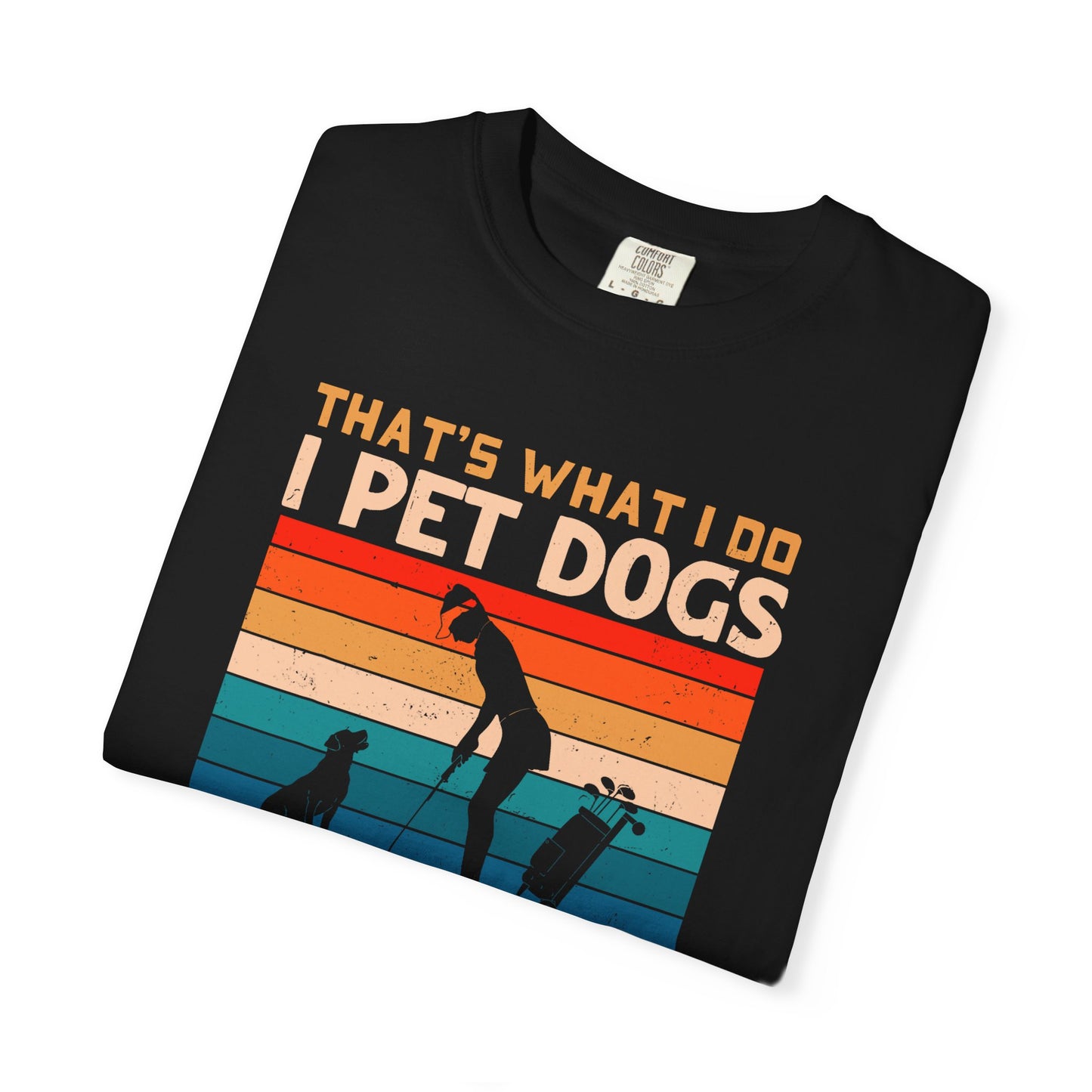 Funny Dogs and Golf T-shirt