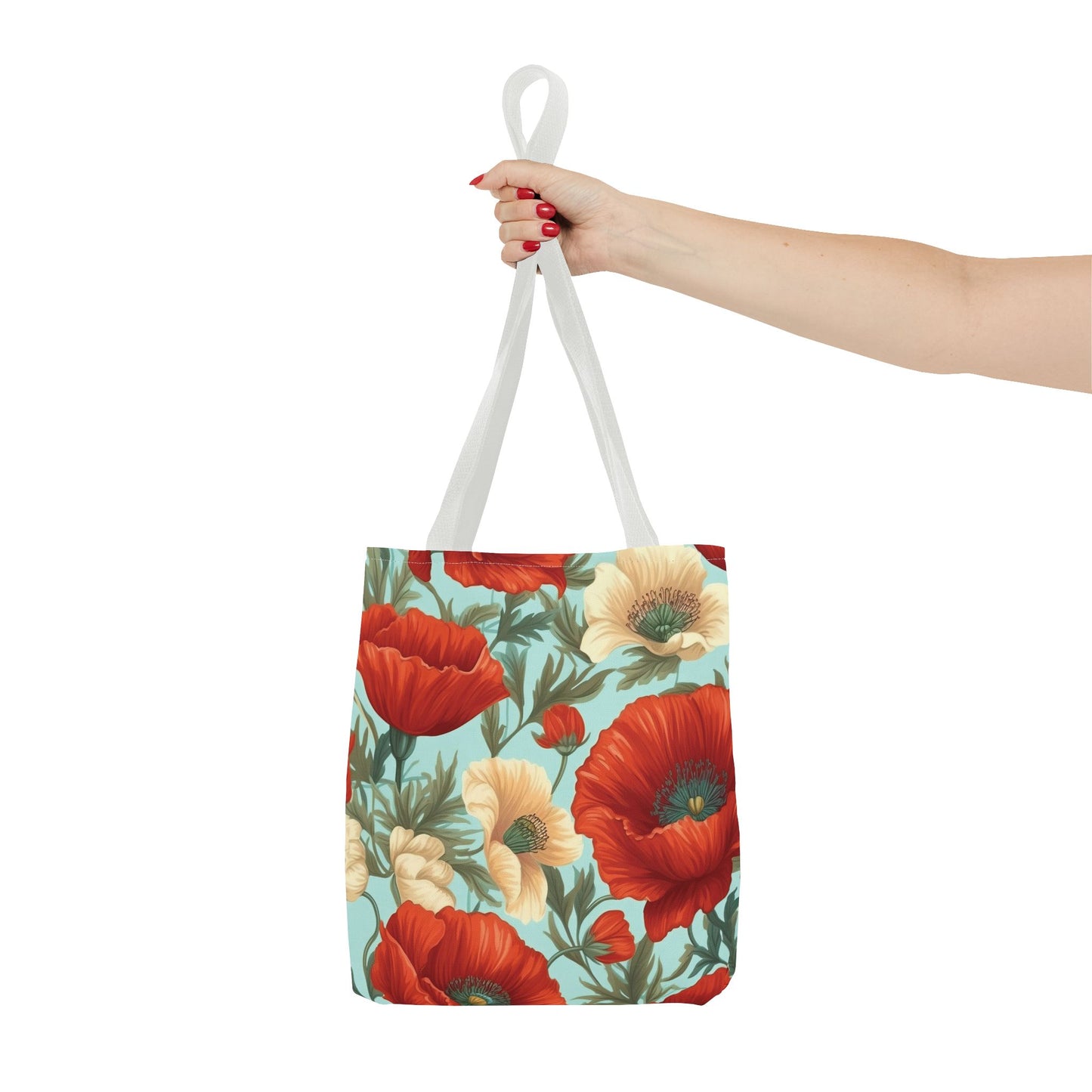 Floral All over print tote bag available at Orange Moons