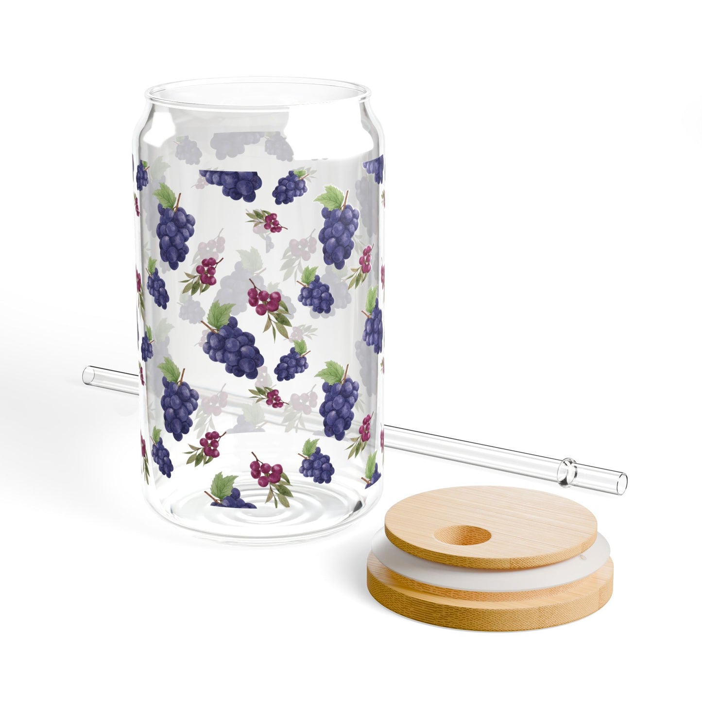 Grapes pattern Sipper glass at Orange Moon
