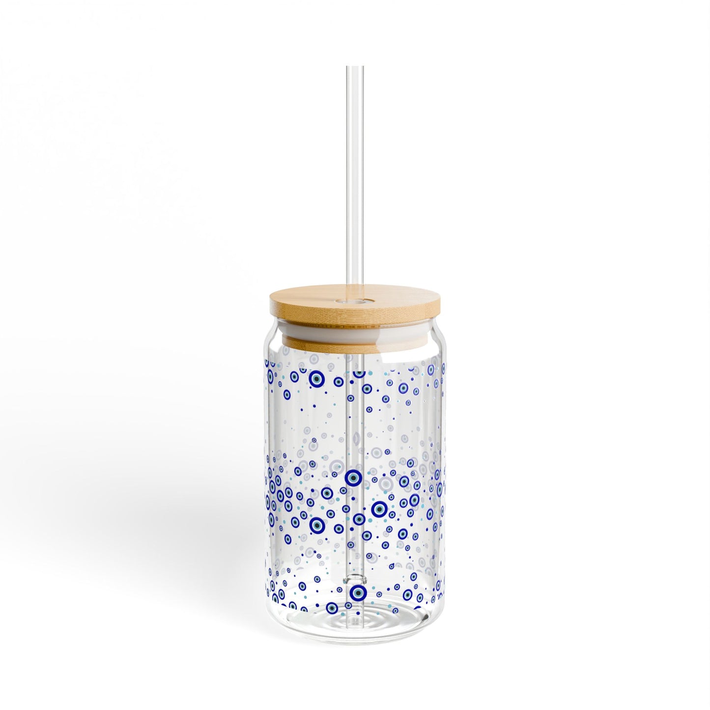 Whimsical Mushrooms Sipper Glass at Orange Moons