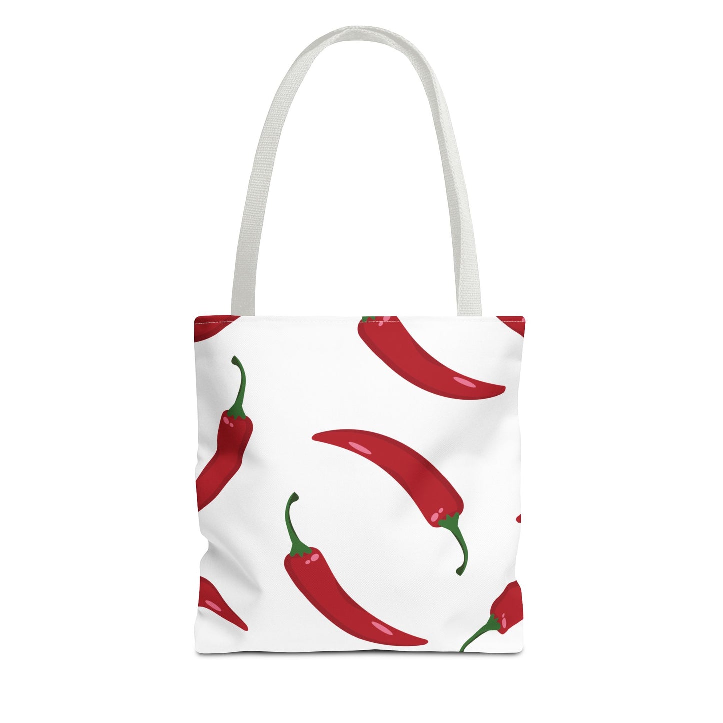 Red Chili Print all over print tote bag available at Orange Moons