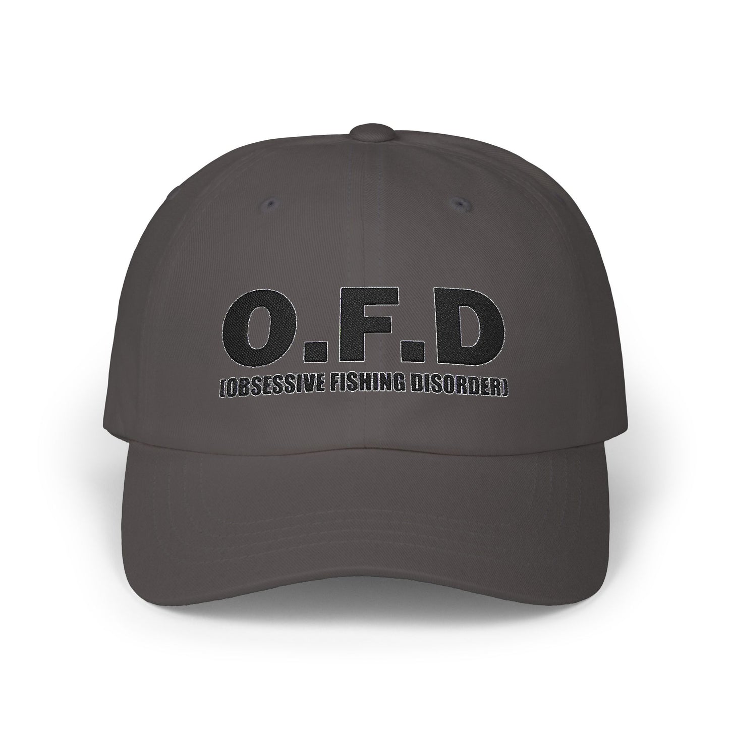 O.F.D. Obsessive Fishing Disorder - Fishing Hat, Luxurious Embroidered Classic Adjustable Cap, Unisex Embroidery Baseball Cap, Trucker Hat