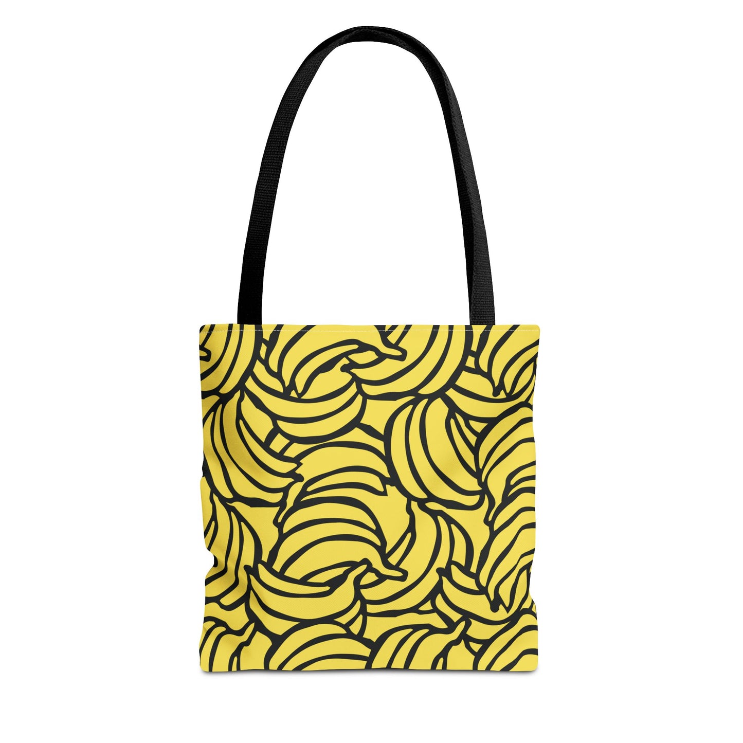 Black and Yellow Banana all over print tote available at Orange Moons