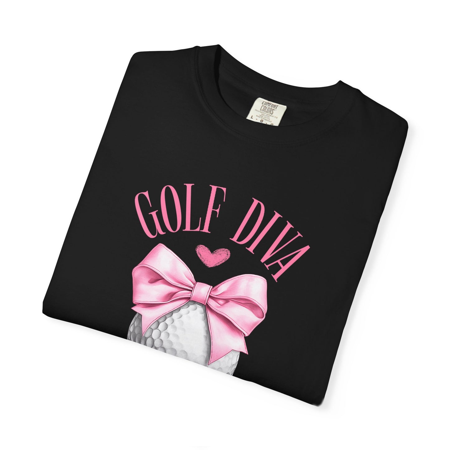 Golf Diva ~ Queen of the Green Girl Women's Golf T-shirt Tee