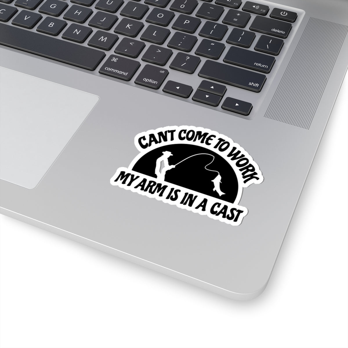 Fishing Funny Sticker Sarcasm Kiss-Cut Stickers, Laptop Décor, Fun Home Decor