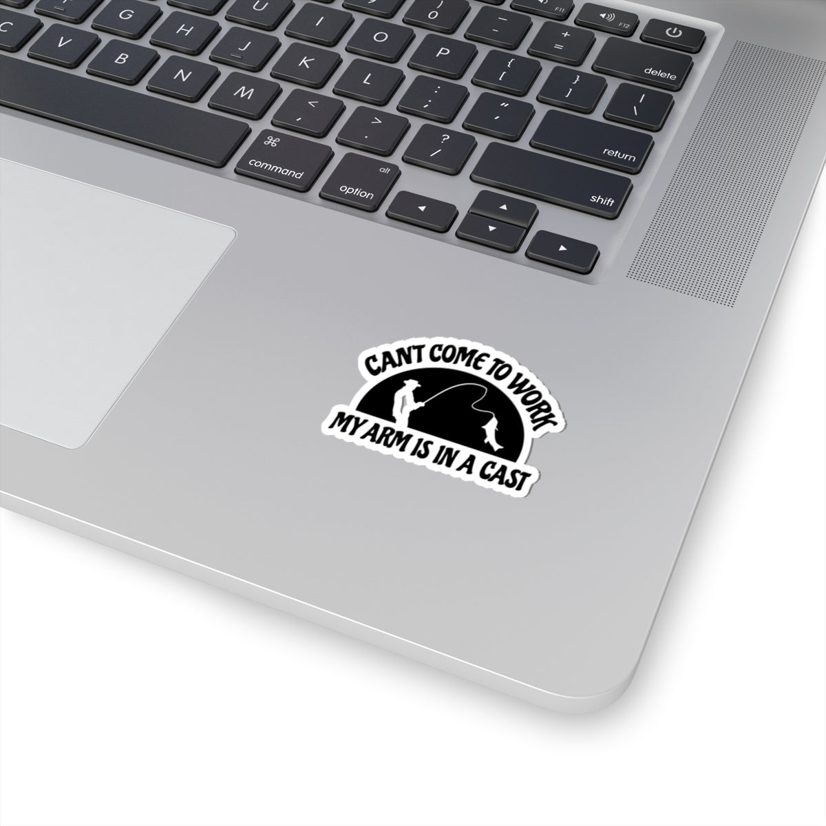 Fishing Funny Sticker Sarcasm Kiss-Cut Stickers, Laptop Décor, Fun Home Decor