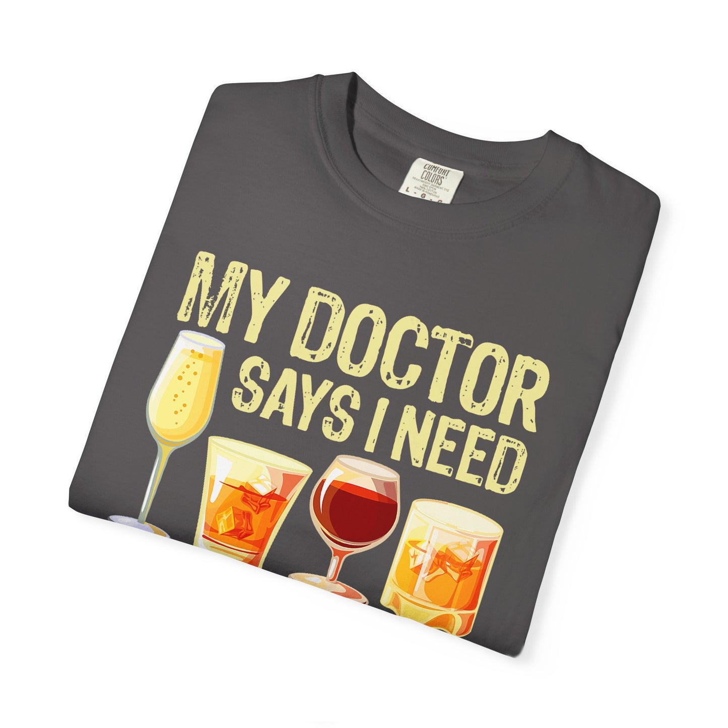 Drinking Funny T-Shirt, I Need Glasses - Funny Gift for Millennials, Humor Tee for Stress Relief, Casual Everyday Wear, Great Birthday Gift