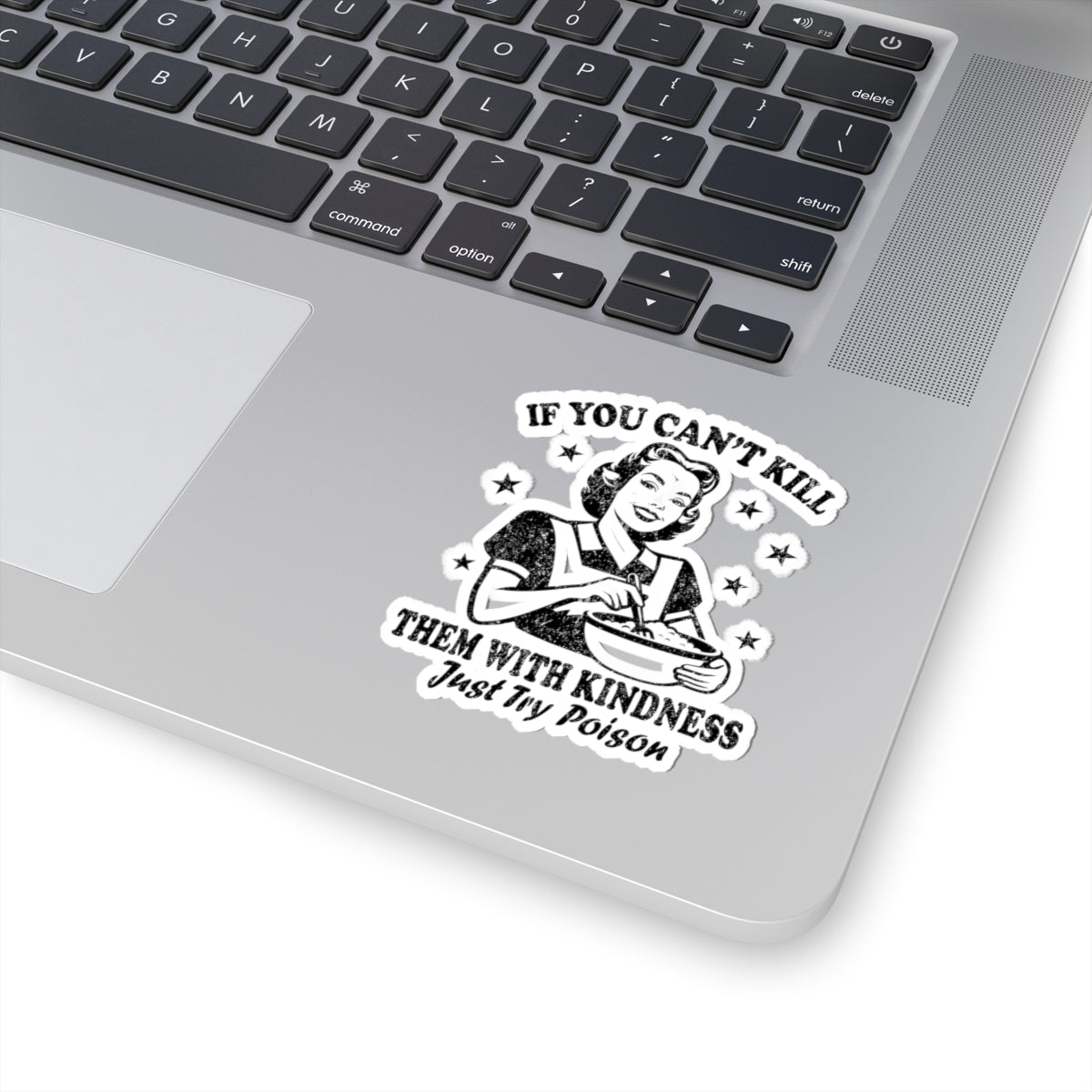 Vintage Retro Housewife Sarcasm Funny Kiss-Cut Stickers, Decals, Laptop Decals, Planner Stickers, Scrapbook Stickers, Journal Stickers