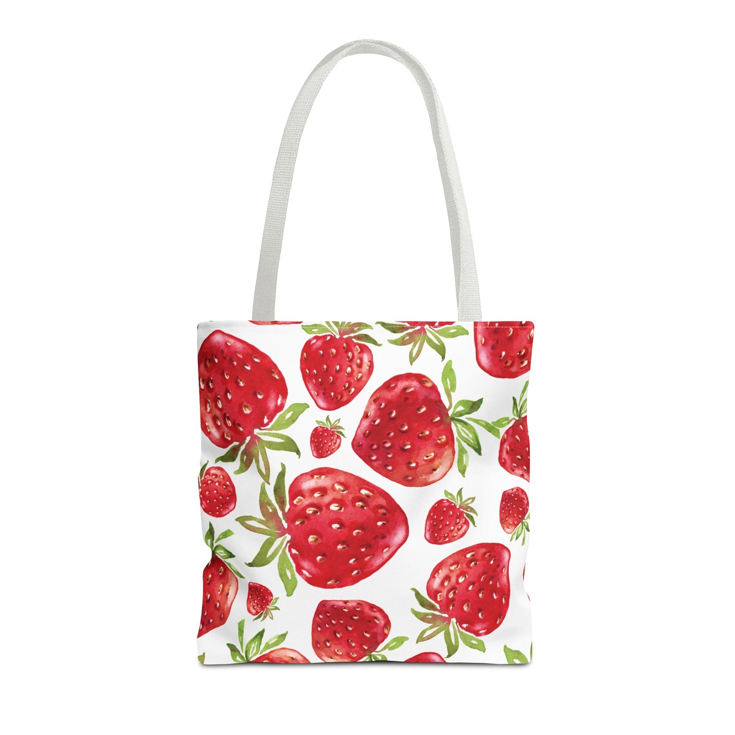Strawberry Berry Fruit Tote Bag, Beach Bag, Grocery Bag, Summer Tote, Market Bag, Reusable Tote Bag, Island Vibe, Picnic Bag, Strawberries