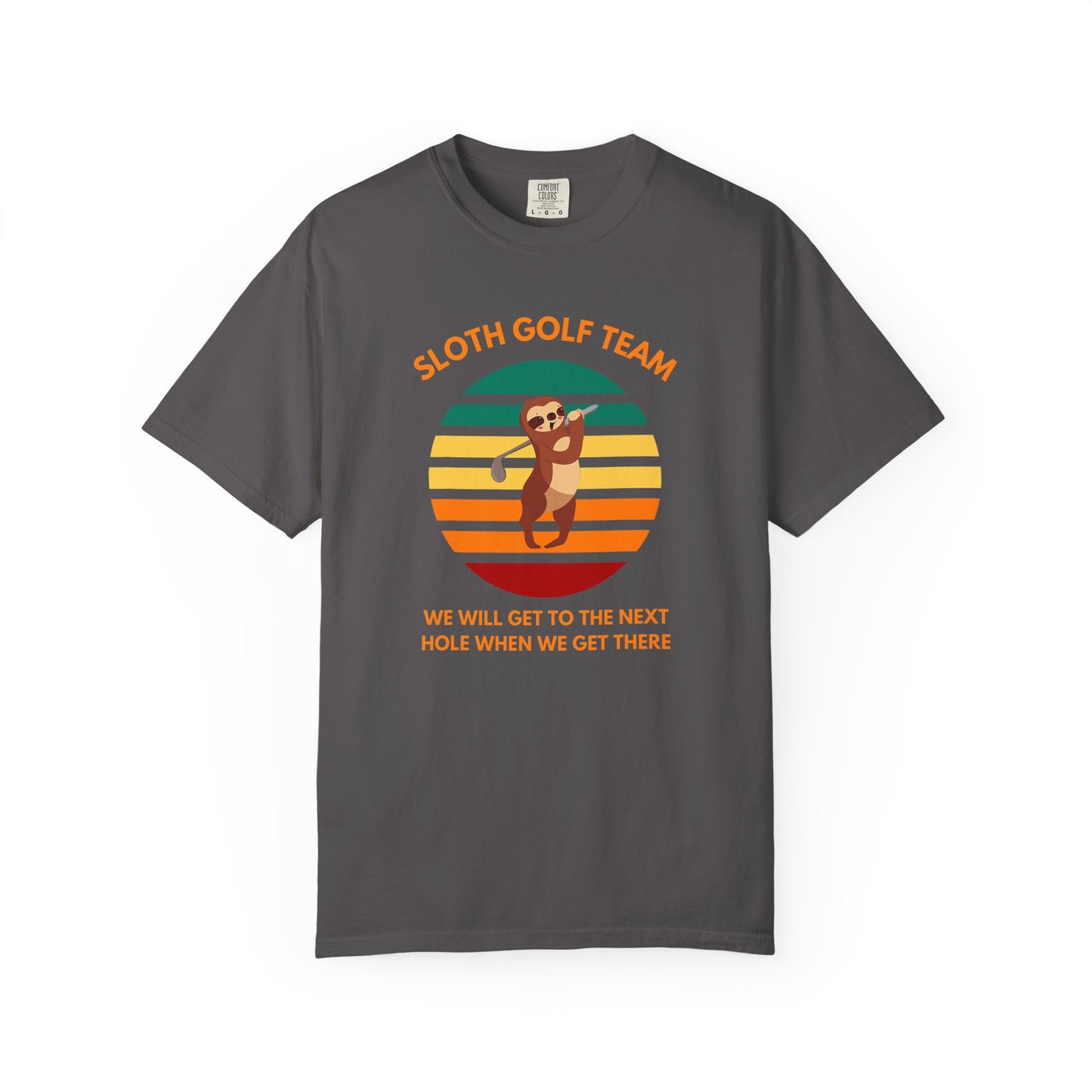 Sloth Golf Team Funny Golf T-shirt, Funny Golf Tee