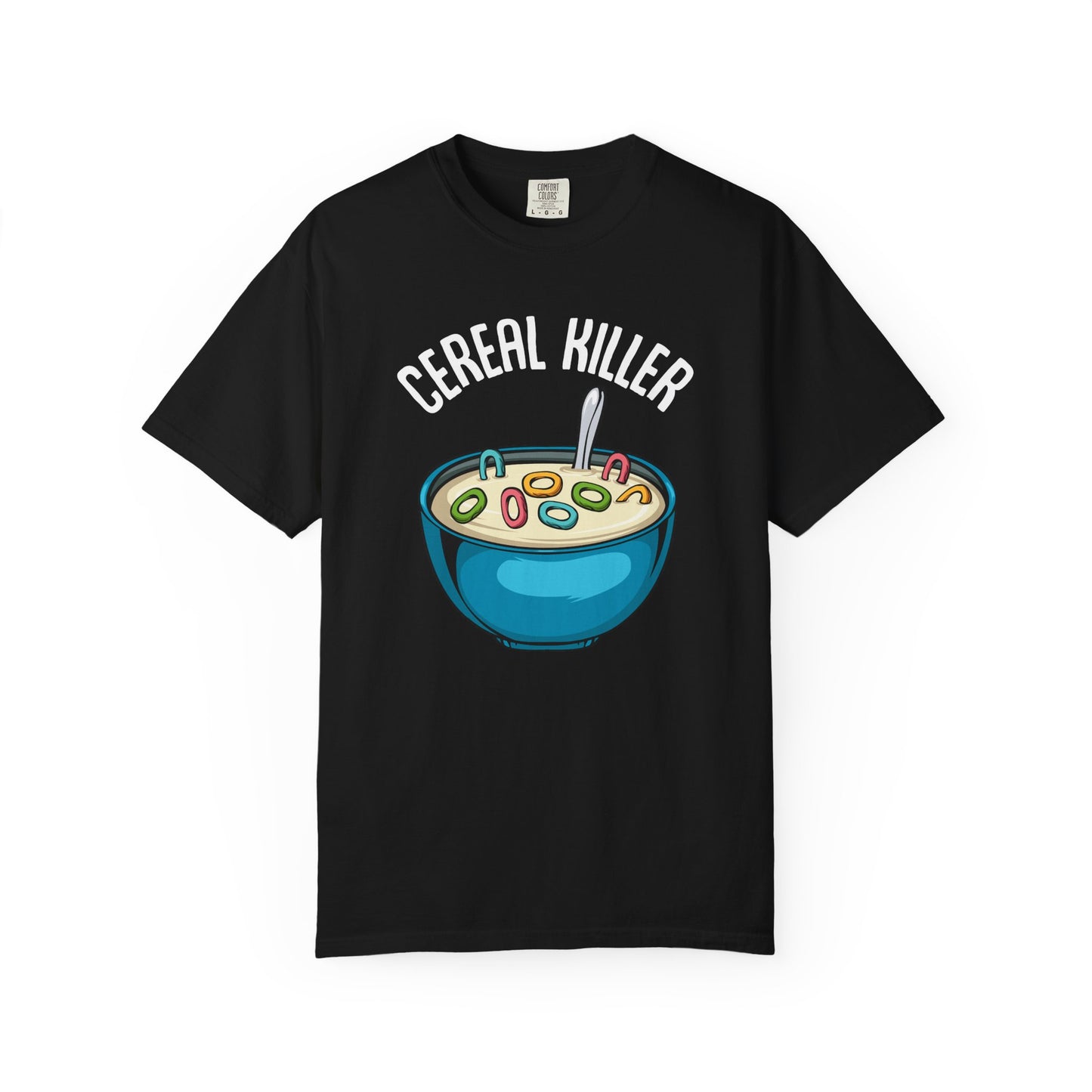Cereal Killer T-Shirt, Funny Gift for Millennials, Humor Tee for Stress Relief, Casual Everyday Wear, Great Birthday Gift