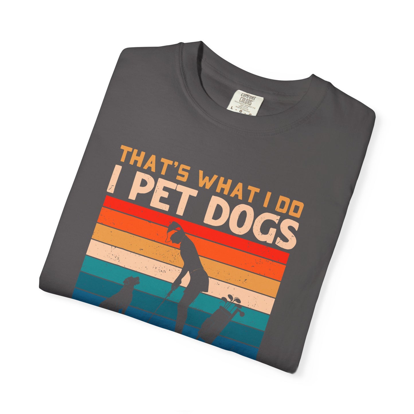 Funny Dogs and Golf T-shirt