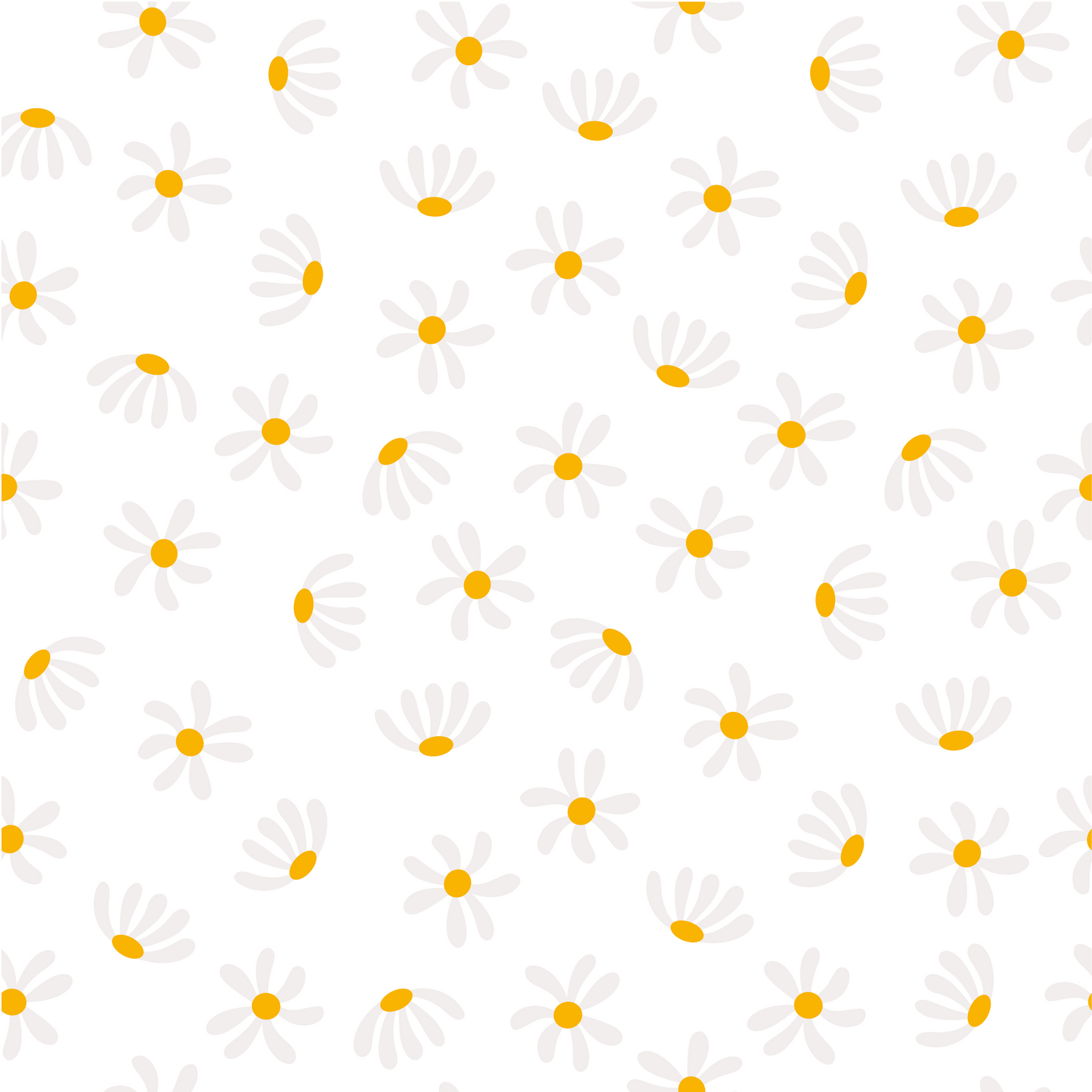 Small Daisy Flower Blossoms Floral Tote