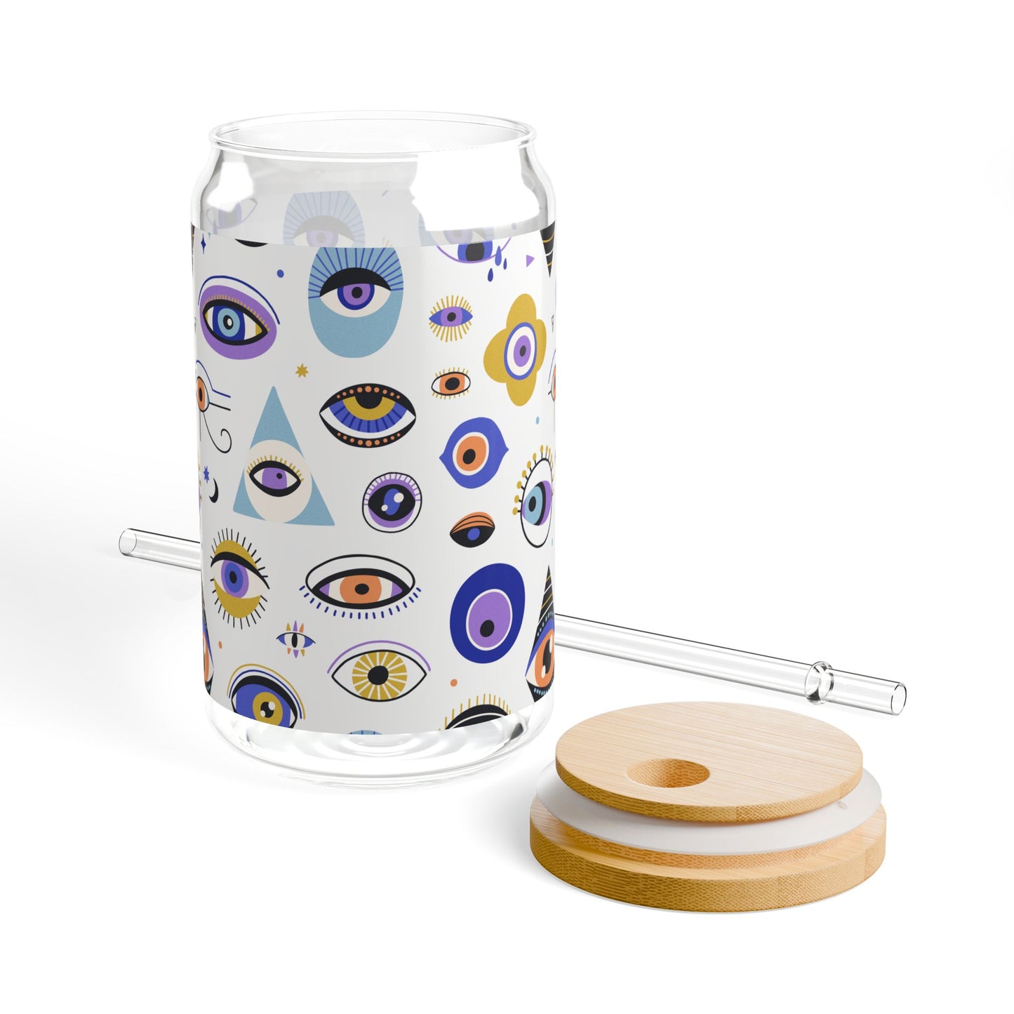 Mystic Evil Eye Sipper Glass