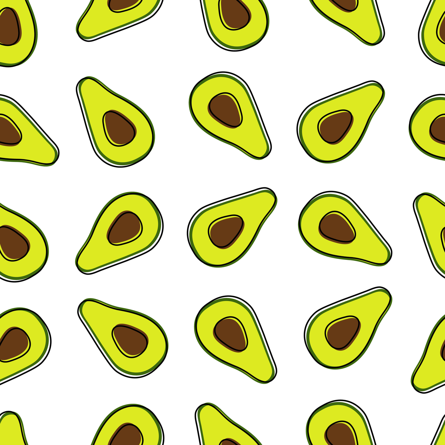 Avocadoes Sipper Glass at Orange Moon