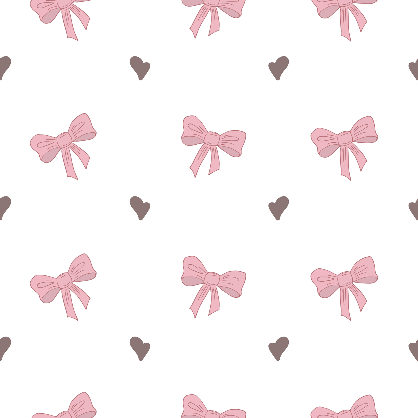 Pink Ribbon and Hearts Pattern Sipper Glass