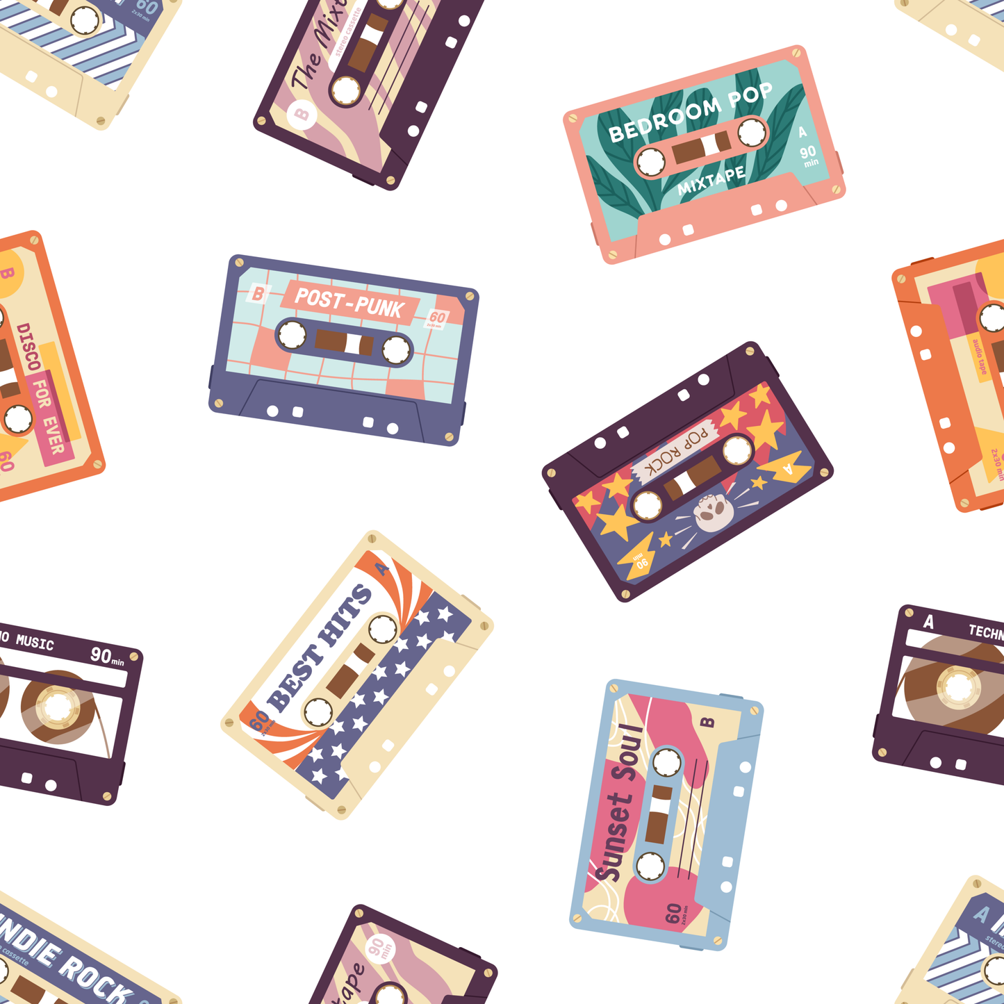 Retro Cassette Tape Sipper Glass