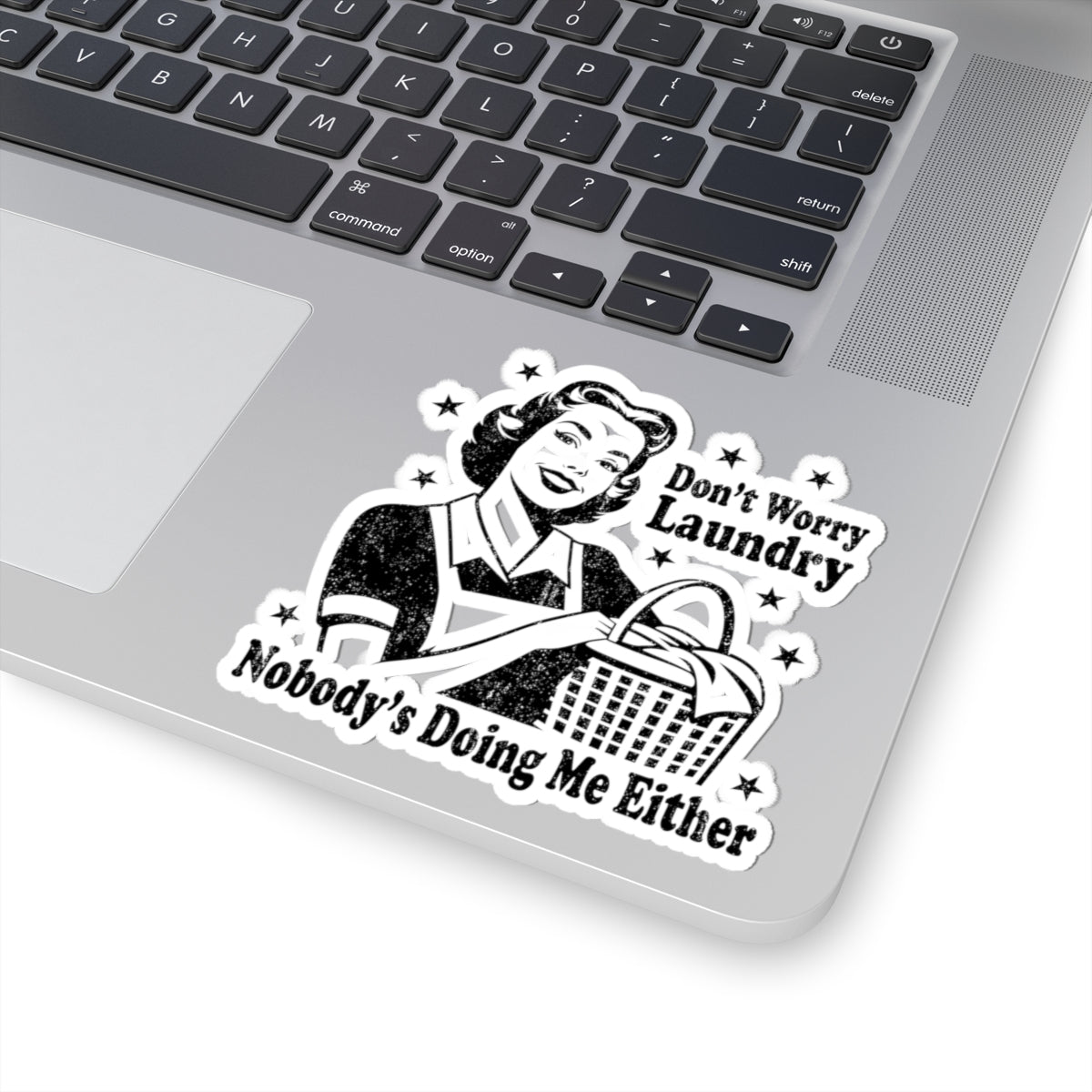 Vintage Retro Housewife Sarcasm Funny Kiss-Cut Stickers, Decals, Laptop Decals, Planner Stickers, Scrapbook Stickers, Journal Stickers