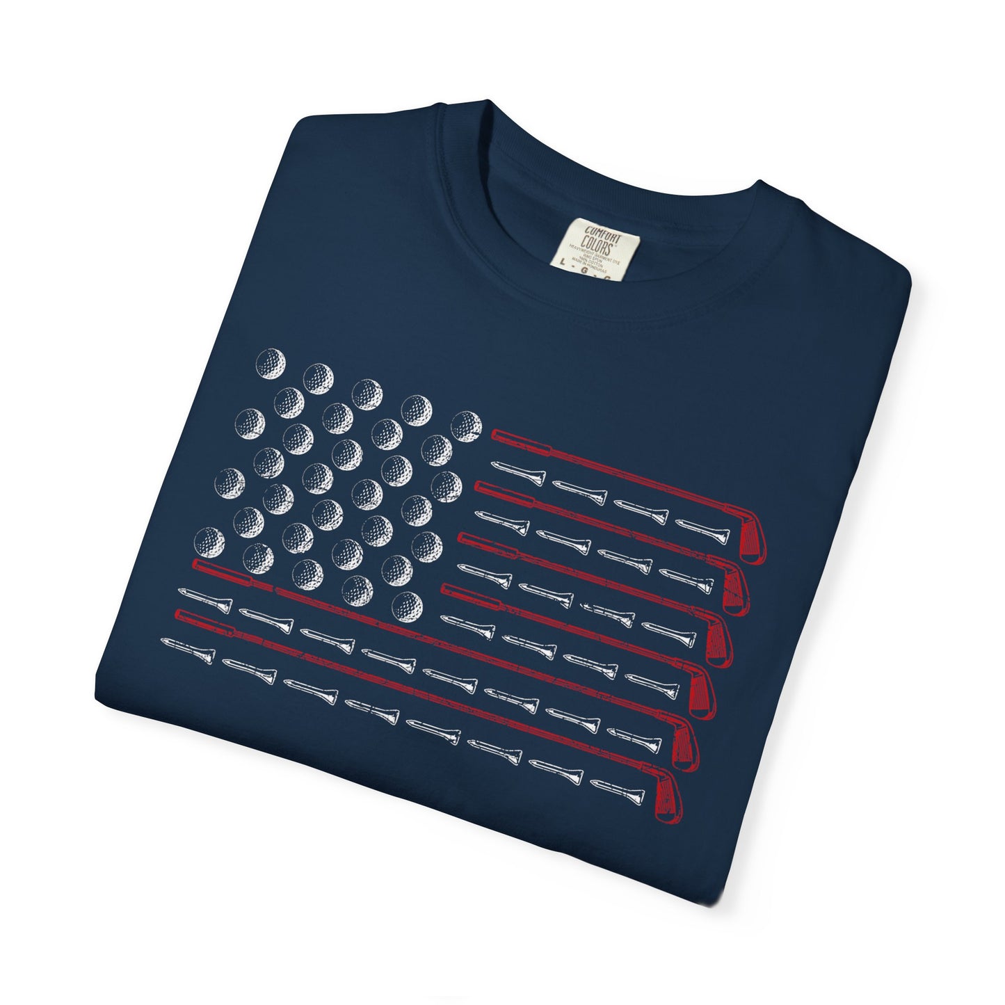 American Flag Golf T-shirt, Funny Tee