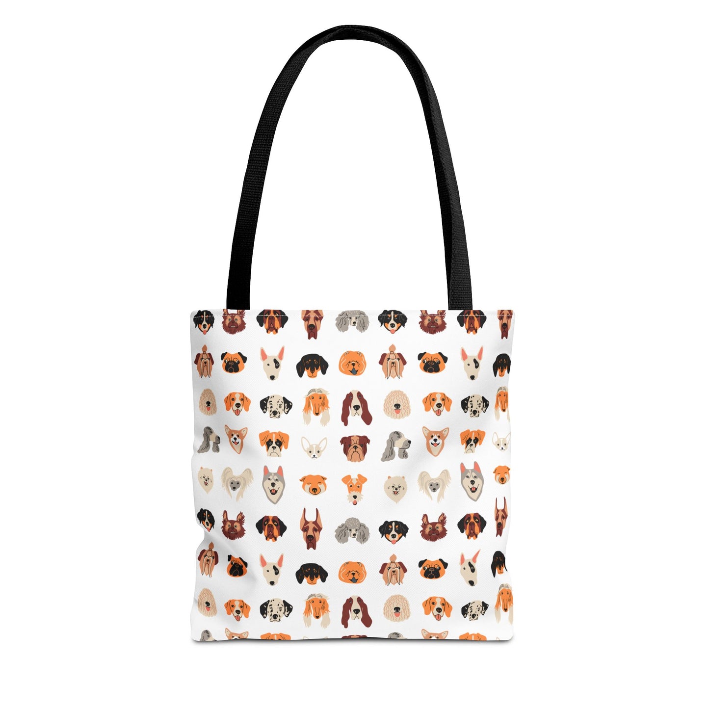 Cartoon Dogs Tote Bag - Cute Canine Lovers Shoulder Bag