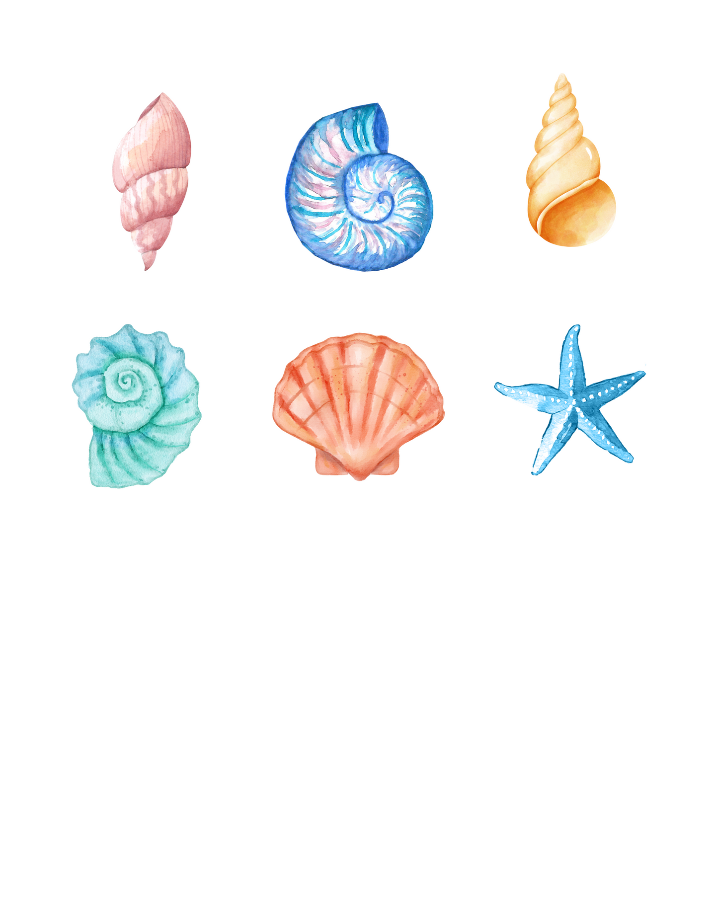 Seashells Ocean Tote Bag