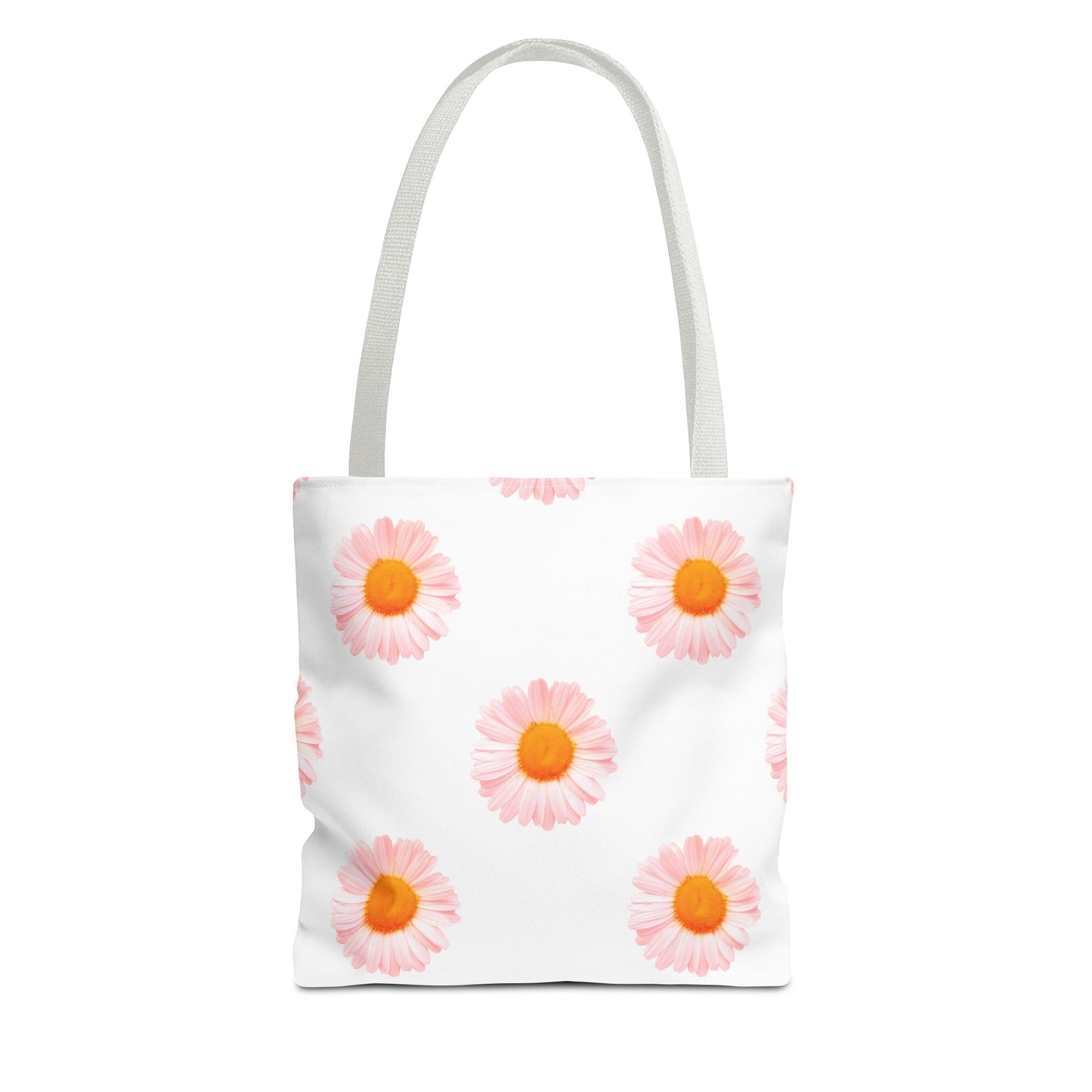 Pink Daisy Blossom Flowers Floral Tote Bag