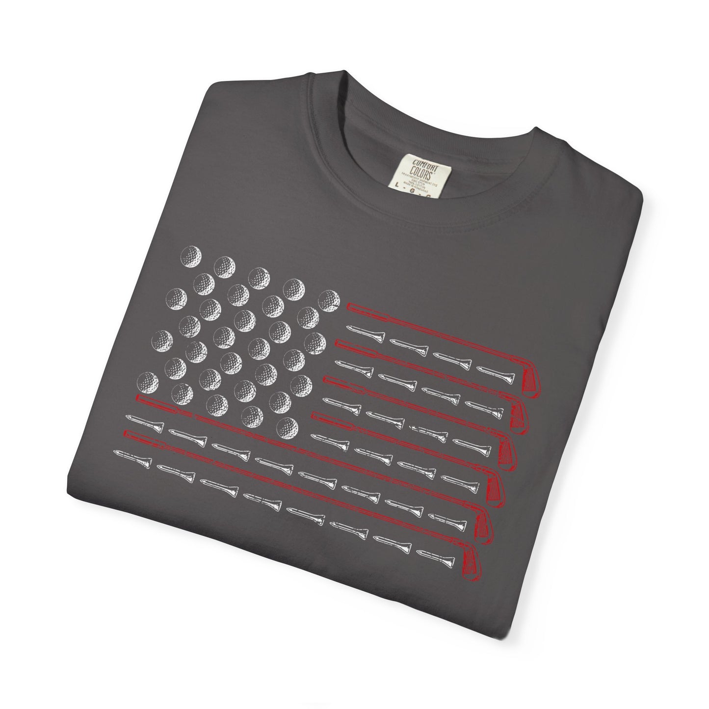 American Flag Golf T-shirt, Funny Tee