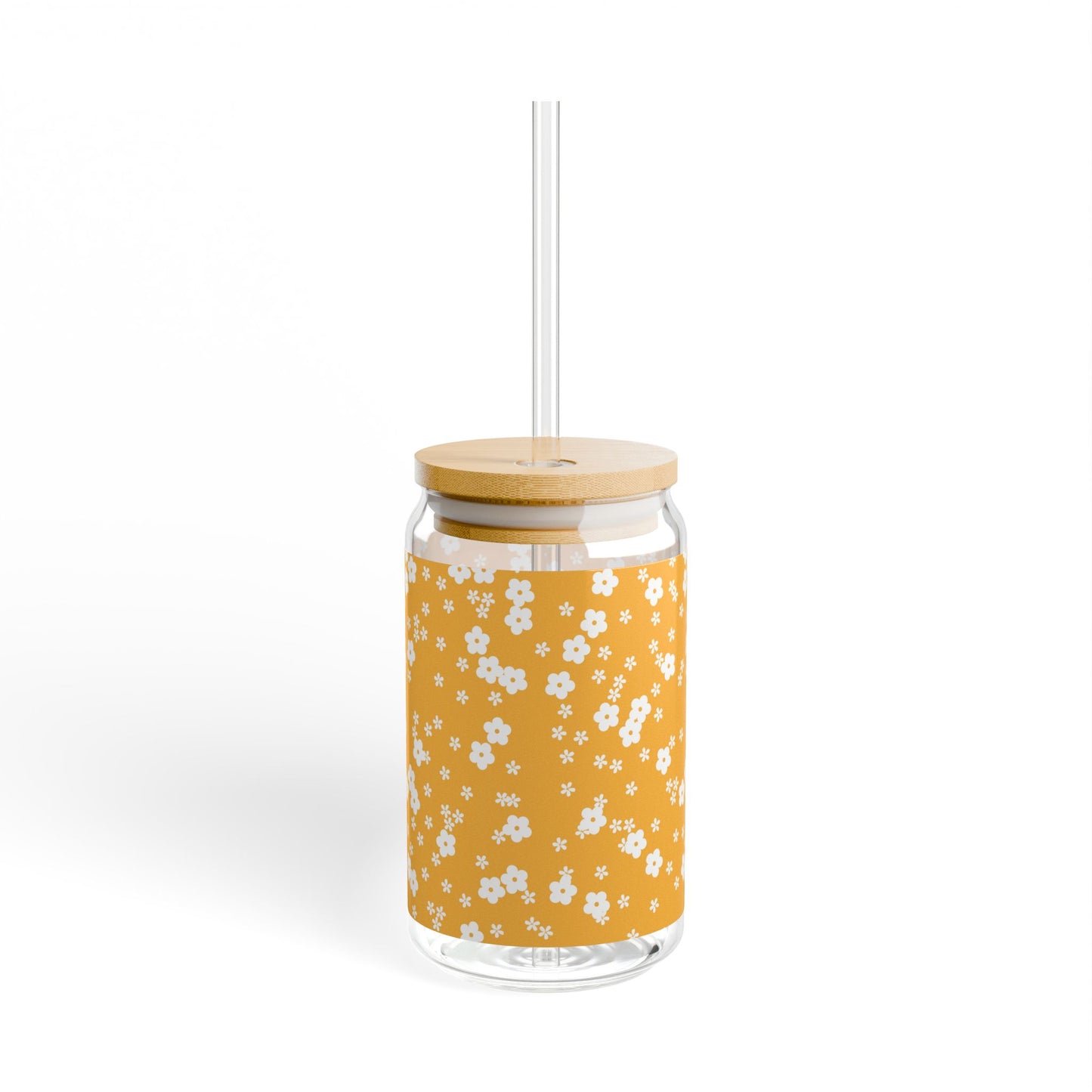 Hibiscus Sipper Glass