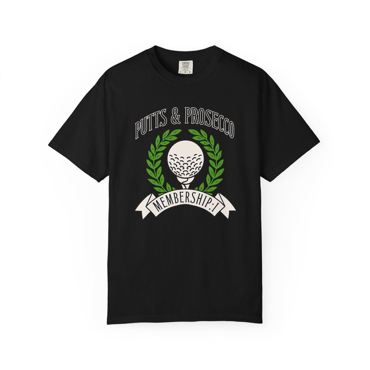 Putts and Prosecco Funny Golf T-shirt