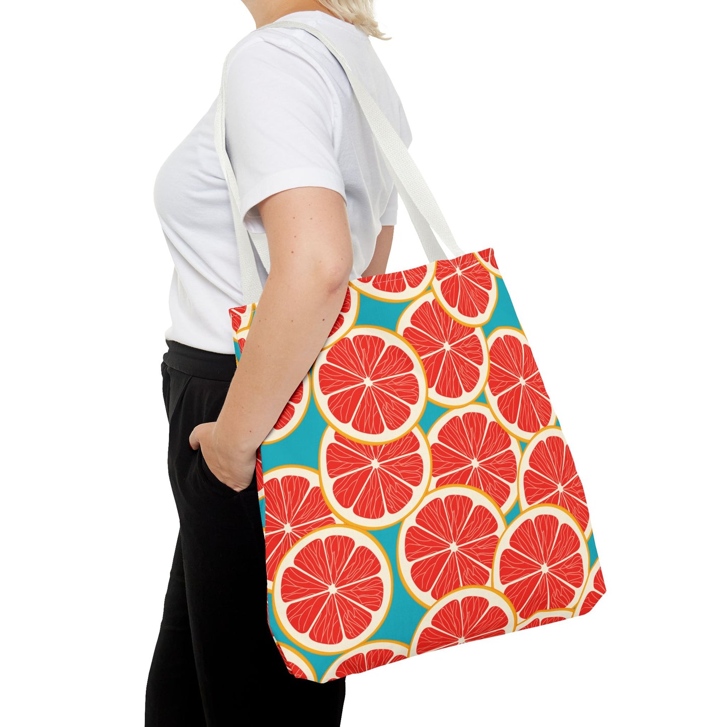Grape Fruit slice Print all over print tote bag available at Orange Moons