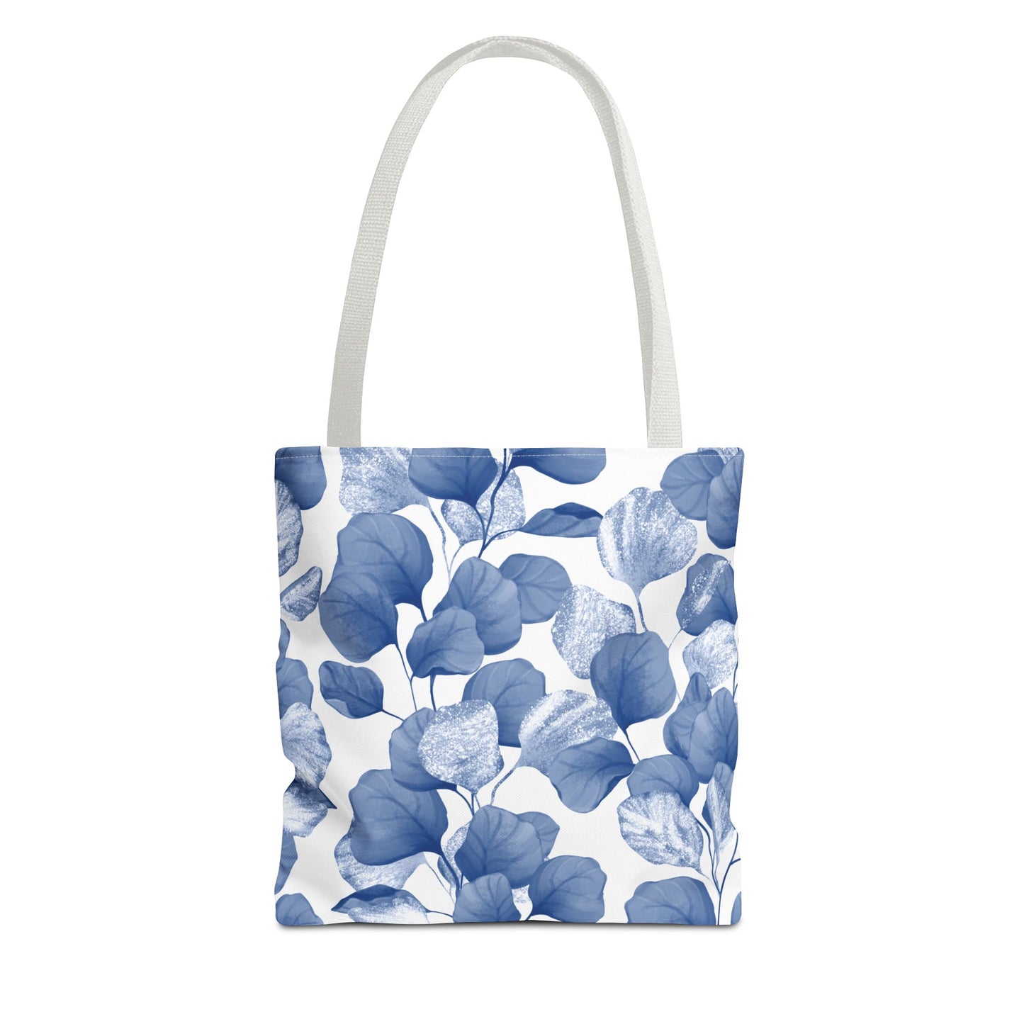 Antique Powder Blue Cerulean Hydrangea Floral Tote Bag