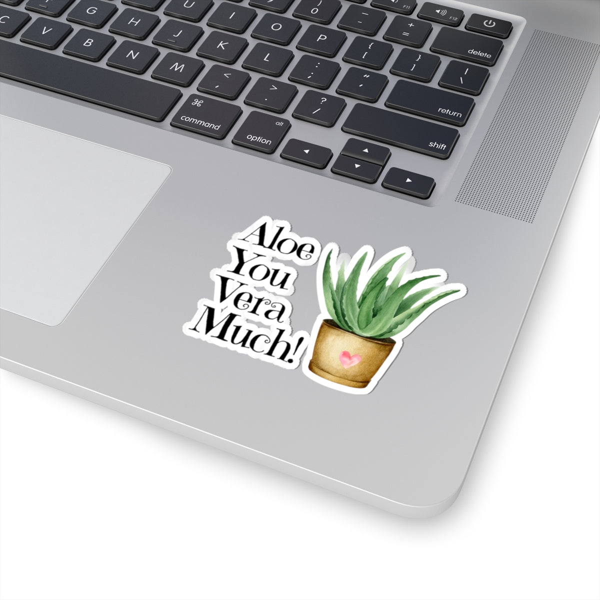 Aloe You Vera Much Plant Kiss-Cut Stickers, Cute Succulent, Laptop Décor, Nature Lover Gift, Fun Home Decor, Greenery Sticker Pack