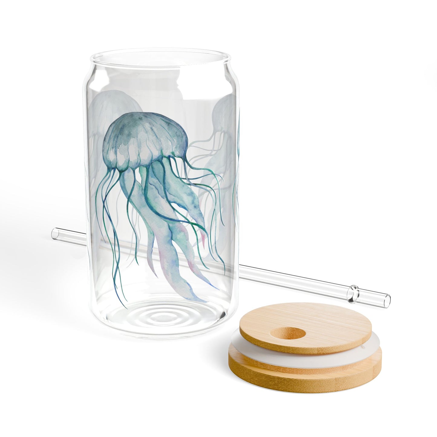 Blue Jellyfish Sipper Glass at Orange Moons