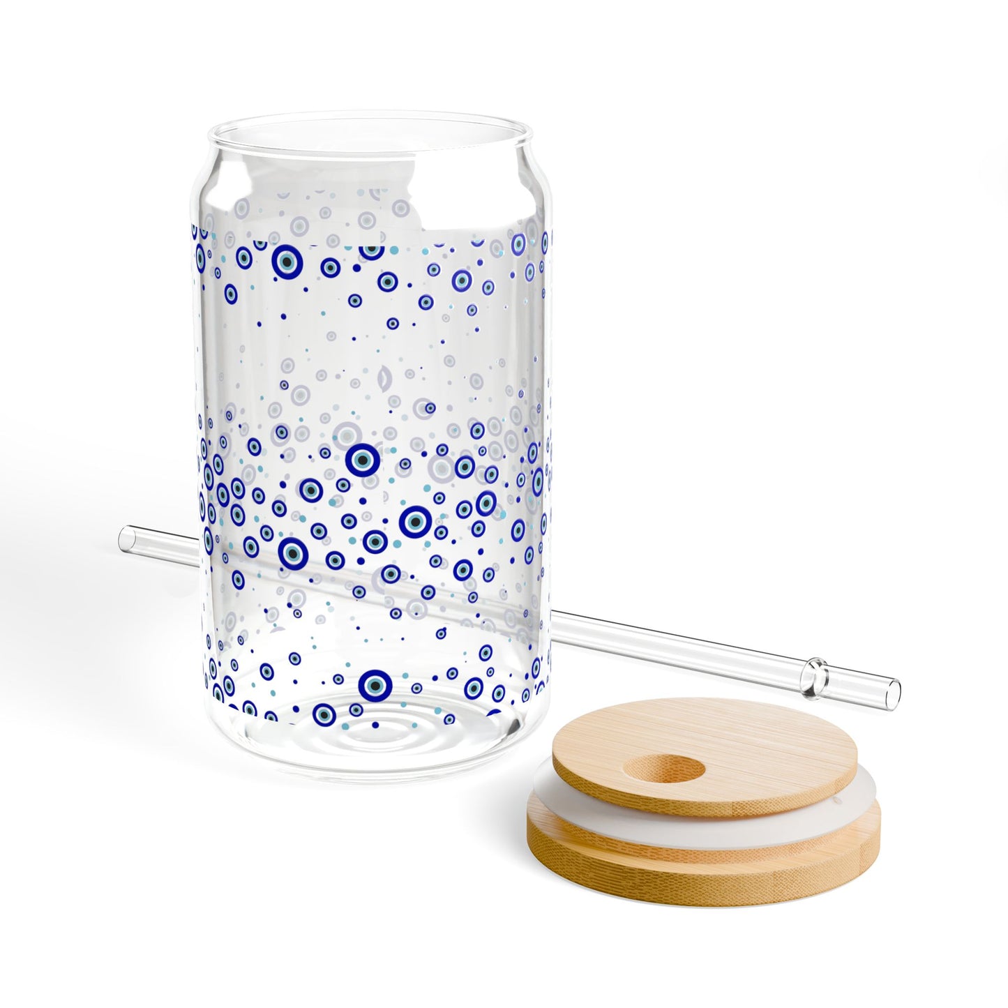 Whimsical Mushrooms Sipper Glass at Orange Moons