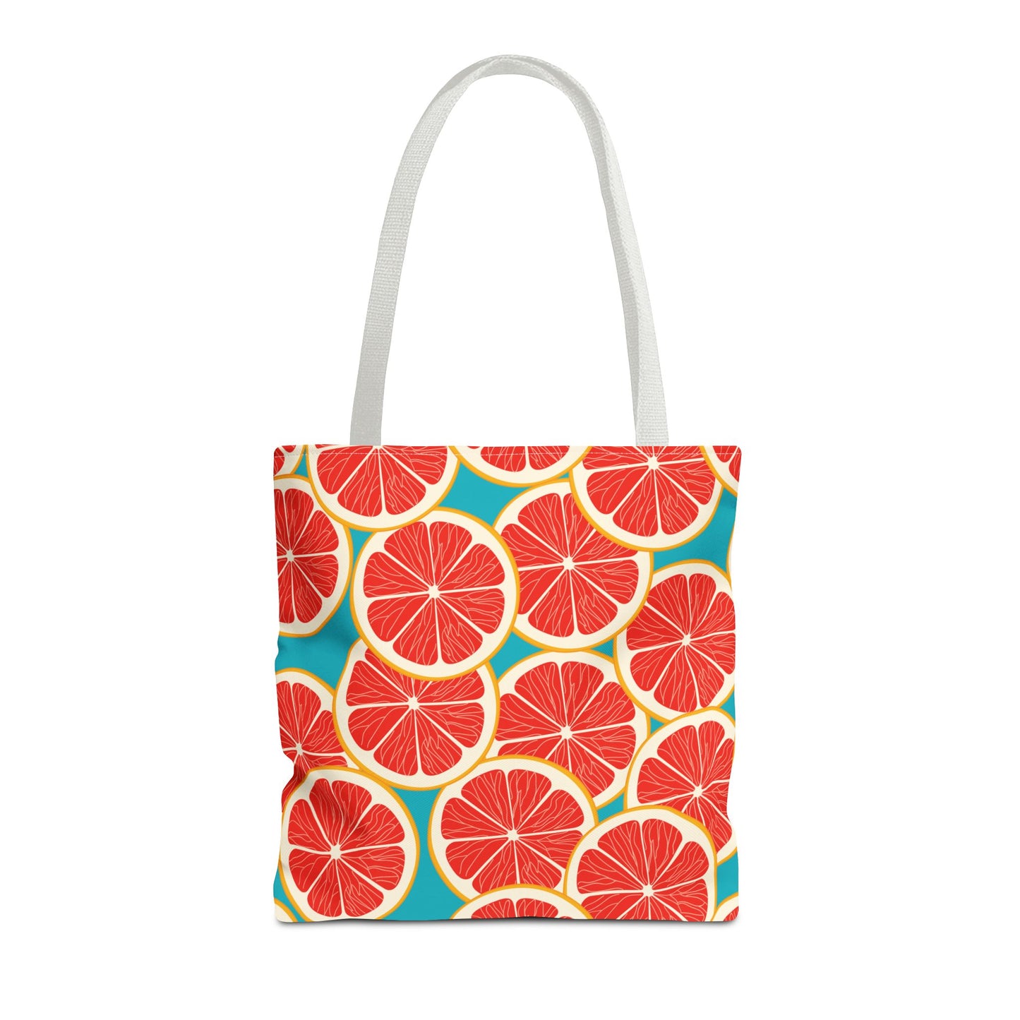 Pink Grapefruit Citrus Fruit Tote Bag, Beach Bag, Grocery Bag, Summer Tote, Reusable Tote Bag, Picnic, Italian Countryside Vibe, Grape Fruit